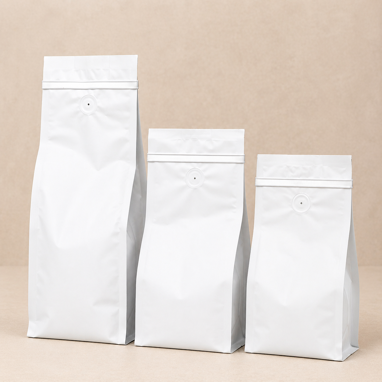 Empaque genérico de café blanco x100u